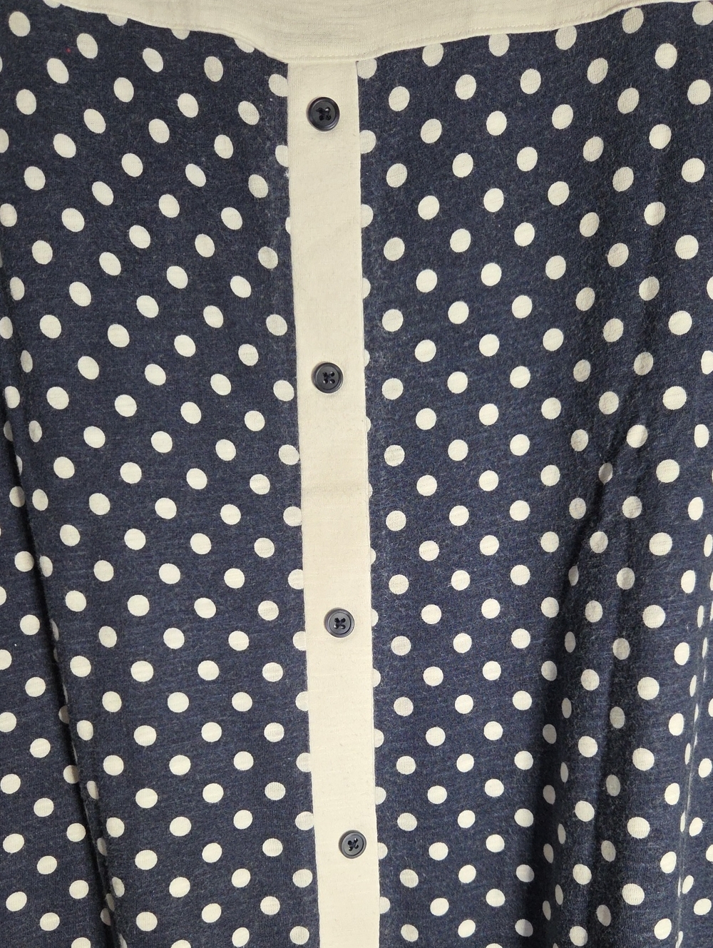 Chirstoper & Banks Short Sleeve Polka Dot Jersey Shirt - Picture 4 of 9